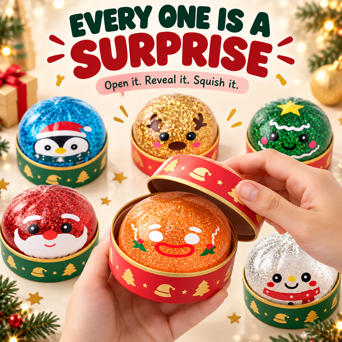 Christmas Squishy Dumplings