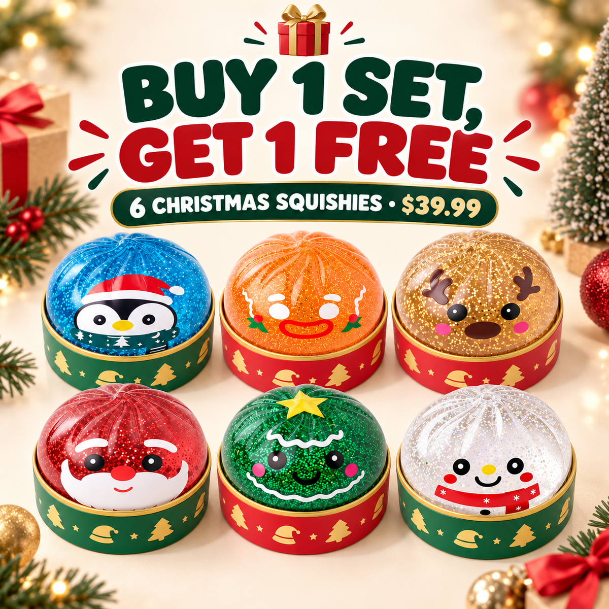 Christmas Squishy Dumplings