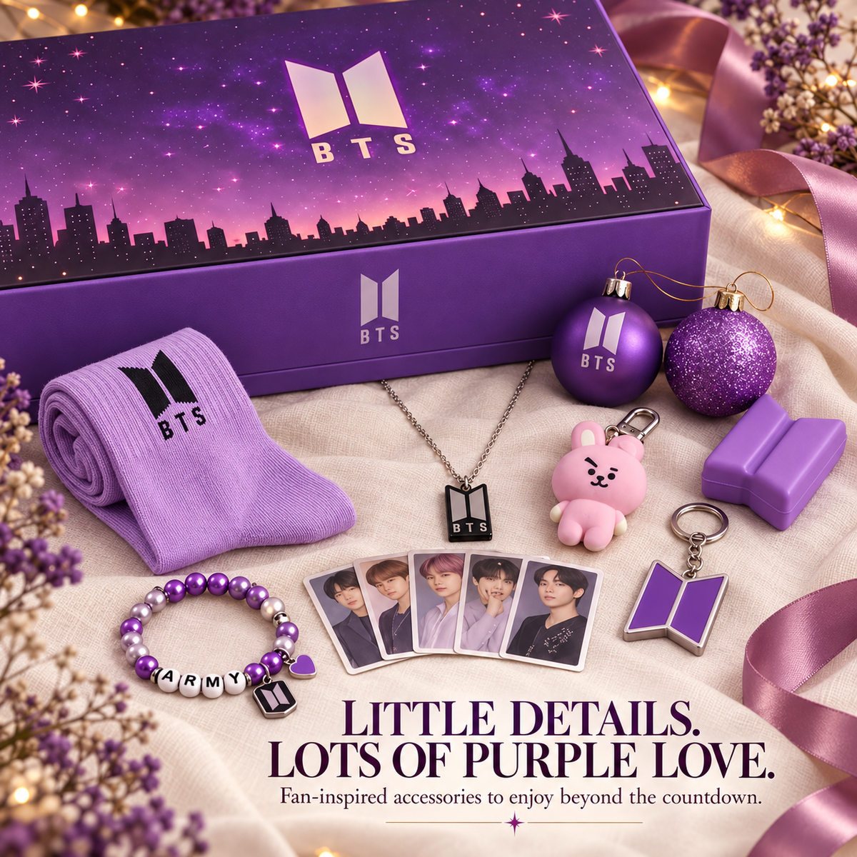 💜 24-Day Purple Surprise Advent Calendar – A Little Holiday Joy Behind Every Door