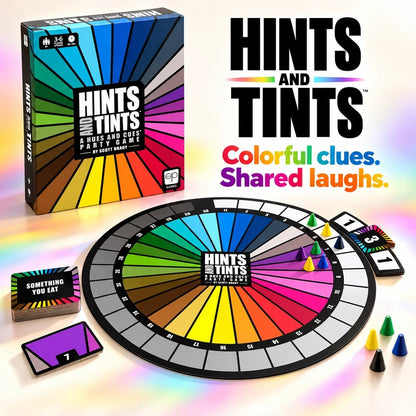 🎨 Hints and Tints – Creative Color Guessing Party Board Game for Family & Friends