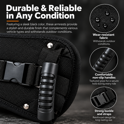 🏍️ Adjustable Motorcycle Passenger Grab Handle Belt – Dual Grip Riding Support