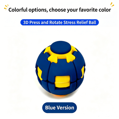 Magic Squishy Spinning Ball – Press-to-Spin Pocket Fidget Toy