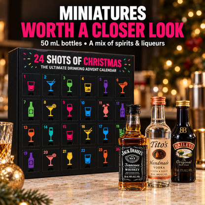 🎄24 Shots Of Christmas - A Holiday Surprise Behind Every Door