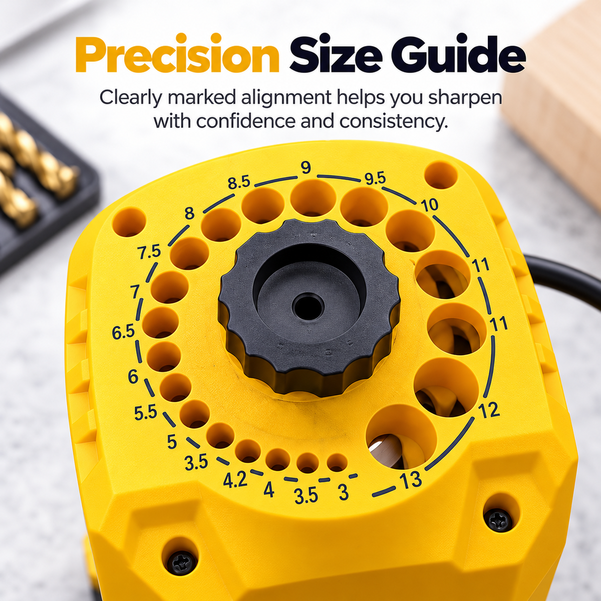 🔧 Electric Drill Bit Sharpener – Fast & Precise Sharpening ⚡