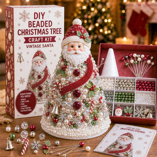 Beaded Christmas Tree Kit，Christmas - Snowman