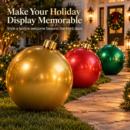 Giant Inflatable Christmas Ornaments – Make Your Holiday Entrance Unforgettable