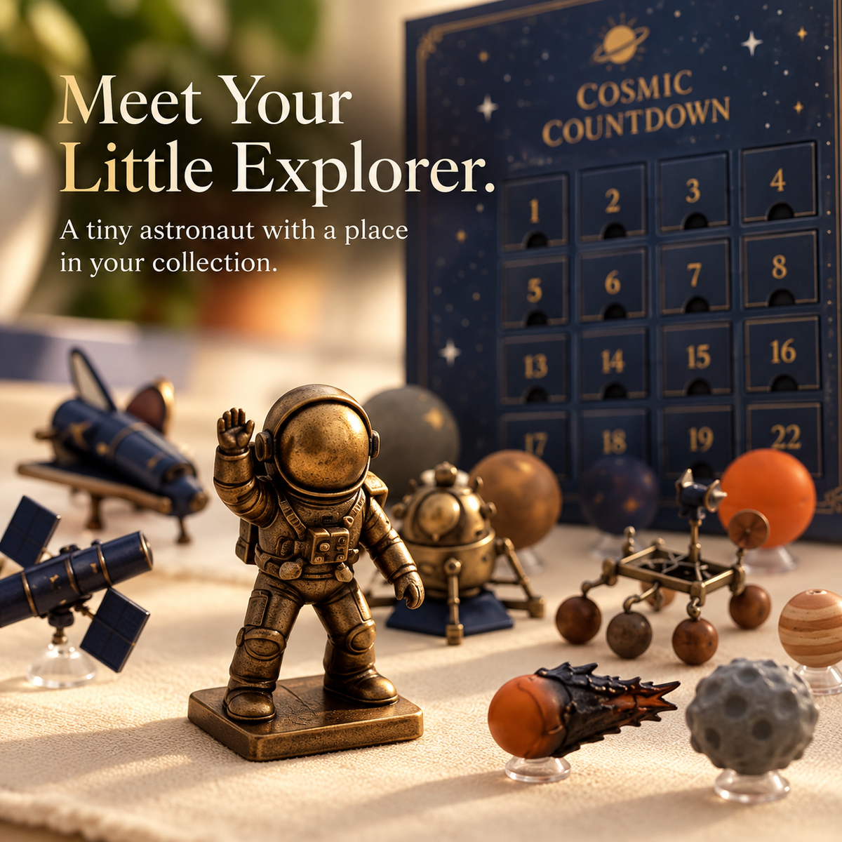 🪐🎁24-Day Space Advent Calendar – Mini Planets, Astronauts & Spacecraft Surprises👩‍🚀