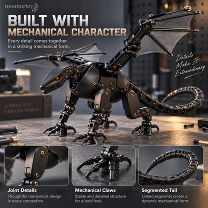 🥚🐉DragonMorph – Egg to Dragon Transforming Mechanical Toy🎁