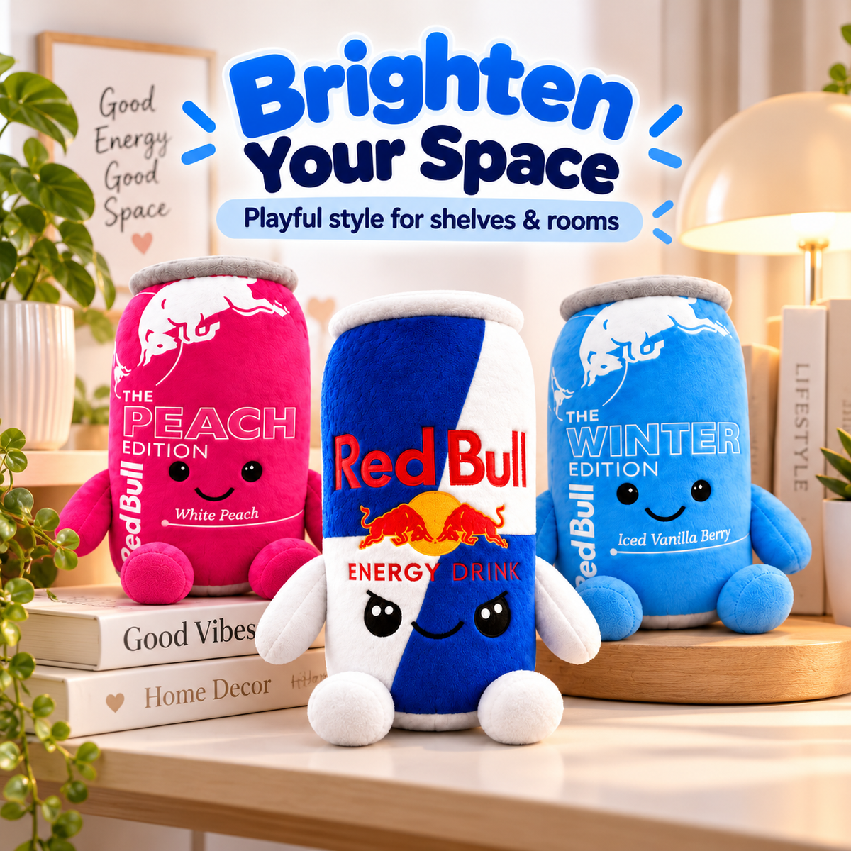 🌈Cute Energy Drink Plush Toy