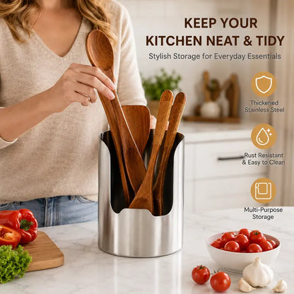 🥣 Stainless Steel Utensil & Lid Organizer