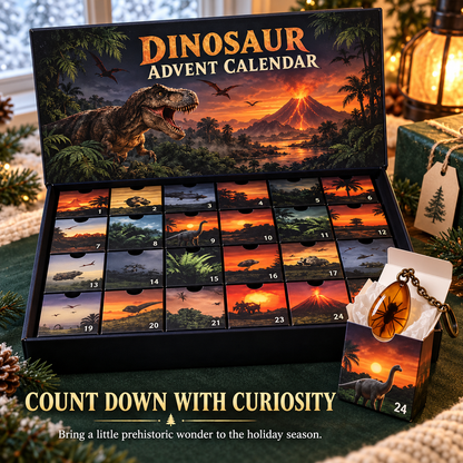 🦖 24-Day Dinosaur Advent Calendar – Discover a Prehistoric Surprise Every Day