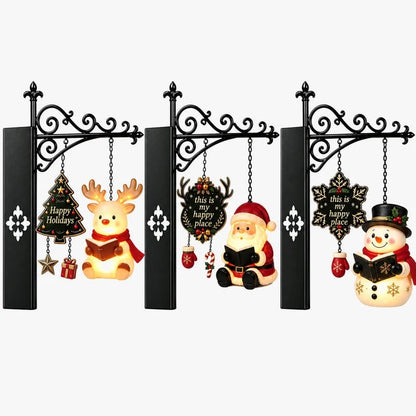 📚 Hanging‑Style Xmas Shelf Lamp, For Cozy Reading Nook Holiday Styling