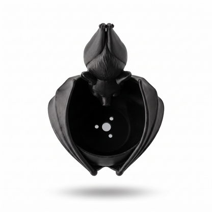 Gothic Bat Hanging Flower Pot — Unique Halloween Plant Decor