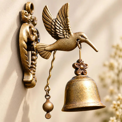 🔔 🐦Vintage Magnetic Animal Door Bell | No-Drill Garden Chime