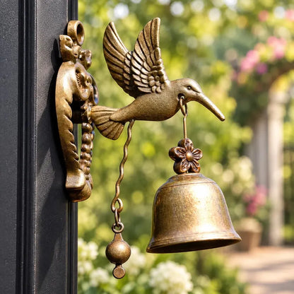 🔔 🐦Vintage Magnetic Animal Door Bell | No-Drill Garden Chime