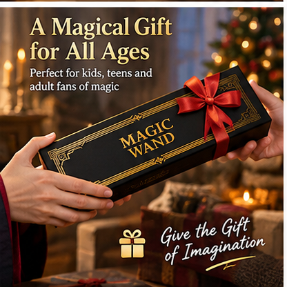 Interactive Magic Wand Gift Set – Light-Up Fantasy Role Play & Collector Display