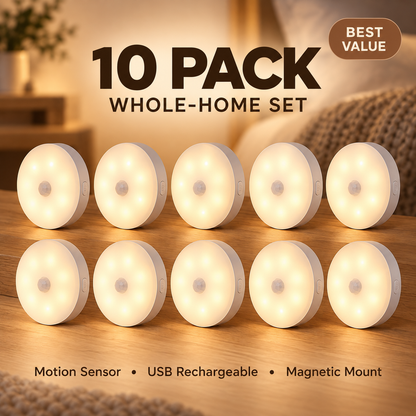 Motion Sensor Night Light - 10 Pack