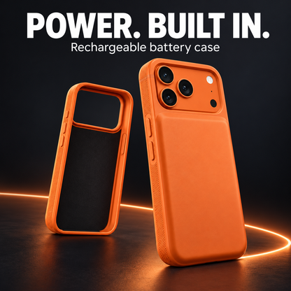 🔋 Rechargeable Battery Case for iPhone 13–18 Series