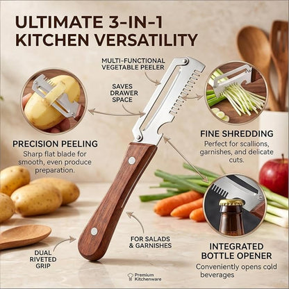 🥕3-in-1 Multi-Function Vegetable Peeler