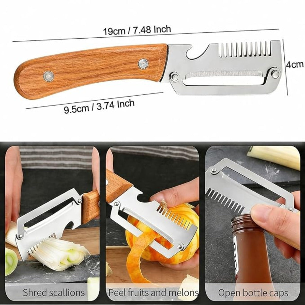 🥕3-in-1 Multi-Function Vegetable Peeler