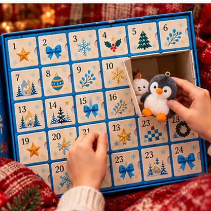🎄 2026 Cute Plush Advent Calendar – 24 Days of Adorable Christmas Surprises 🧸🎁