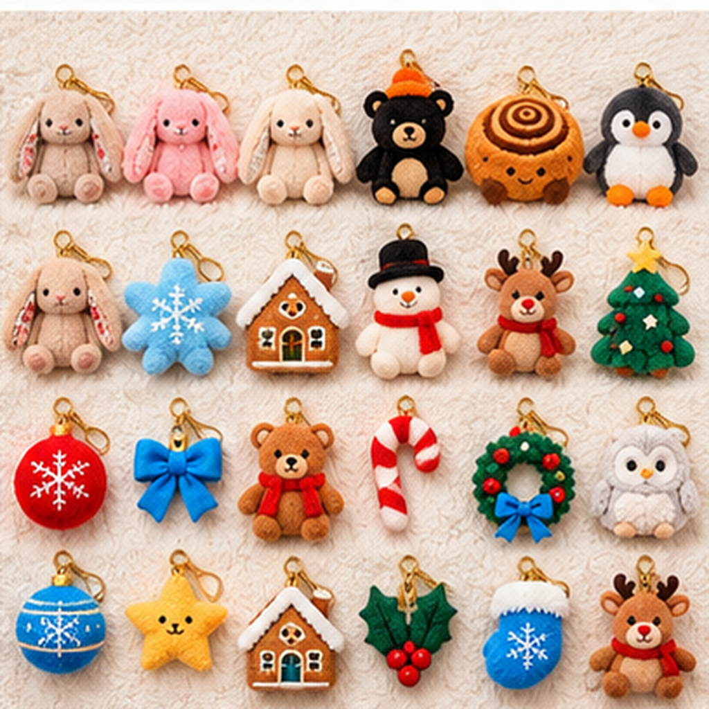 🎄 2026 Cute Plush Advent Calendar – 24 Days of Adorable Christmas Surprises 🧸🎁