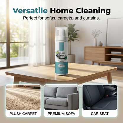 ✨ Instant Fabric Foam Cleaner – No-Rinse Stain & Upholstery Cleaner