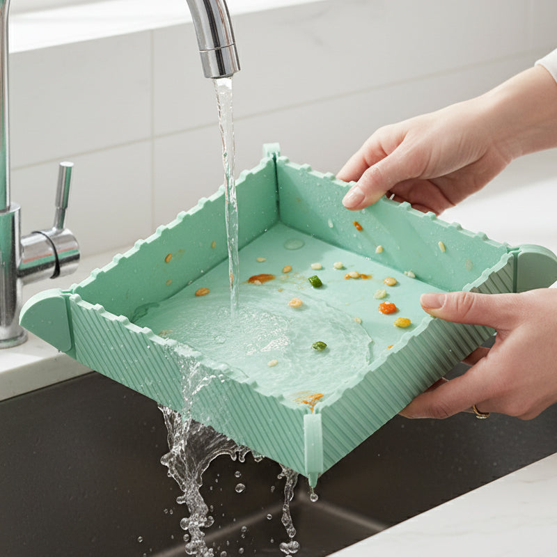Sottopentola Magnetico in Silicone 🍳🧲 | Da Tappetino Piatto a Piccolo Vassoio Pieghevole