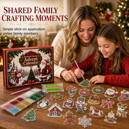🎅Xmas Hot Sales - 50% OFF🎁24-Day Christmas Countdown Ornament DIY Kit