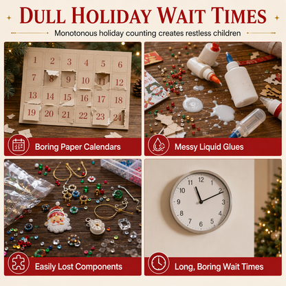 🎅Xmas Hot Sales - 50% OFF🎁24-Day Christmas Countdown Ornament DIY Kit