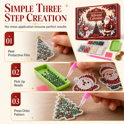 🎅Xmas Hot Sales - 50% OFF🎁24-Day Christmas Countdown Ornament DIY Kit
