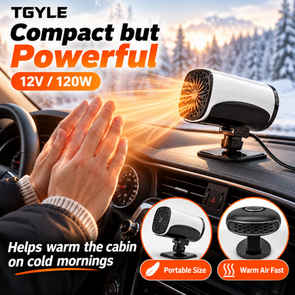 ✨Portable Car Heater Defroster with 360-Degree Rotating Base🥶