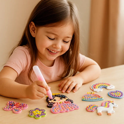 ✨Magical Bead Painting – 🎨DIY Set for Kids