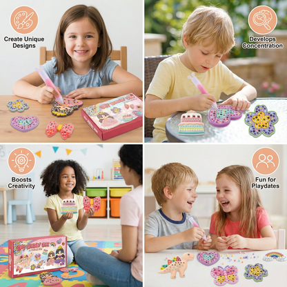 ✨Magical Bead Painting – 🎨DIY Set for Kids